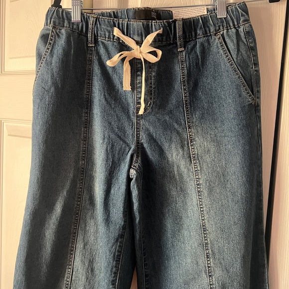 1822 Denim Blue Drawstring Jeans - Picture 6 of 13